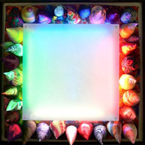 Wand- oder Deckenleuchte: Spiegel-Licht-Bild 1