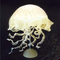 Tischleuchte: Qualle